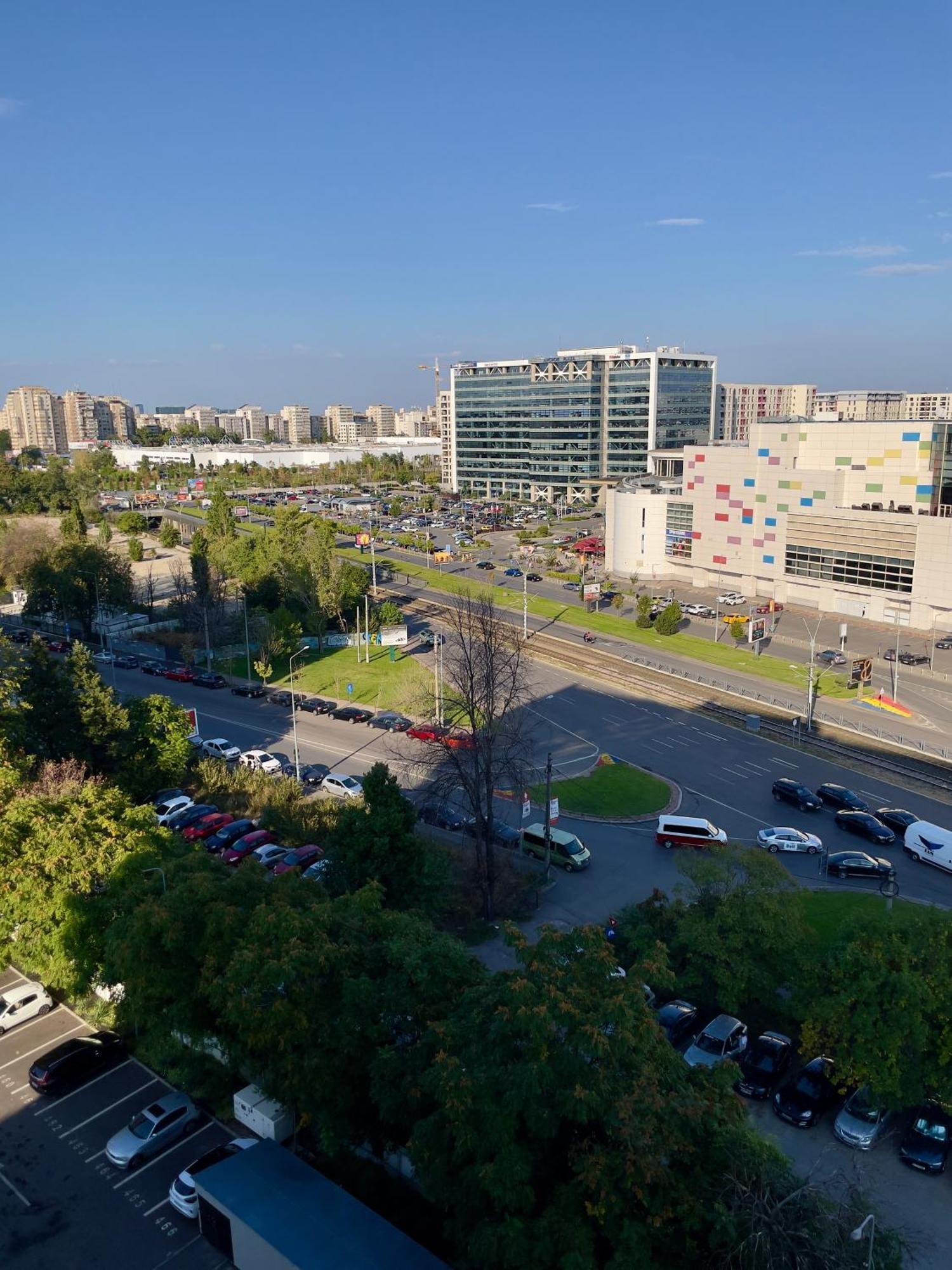 Piazza Vista - Granvia Park Apartman Bukarest Kültér fotó