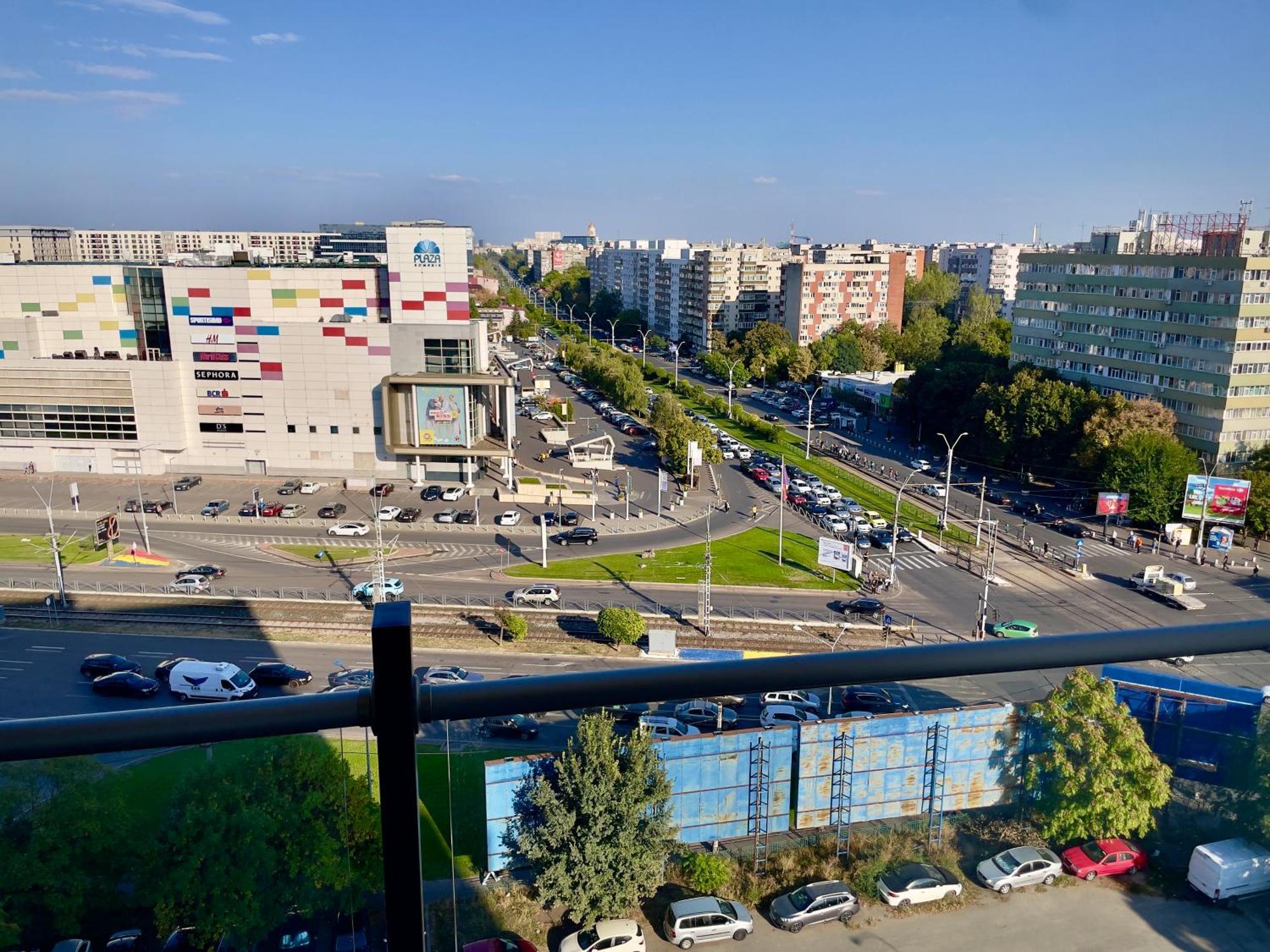 Piazza Vista - Granvia Park Apartman Bukarest Kültér fotó