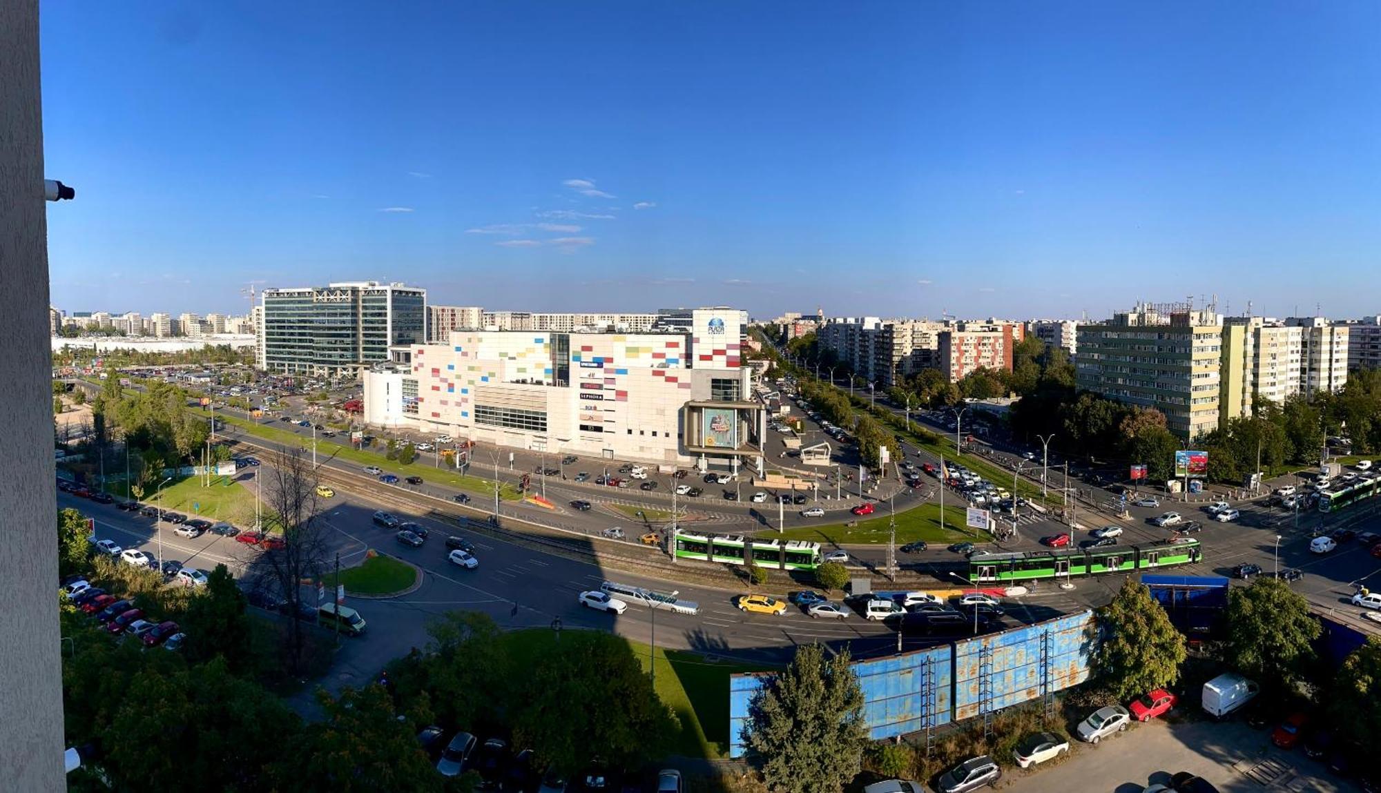 Piazza Vista - Granvia Park Apartman Bukarest Kültér fotó
